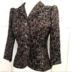 JACKIE JON LEOPARD PRINT JACKET